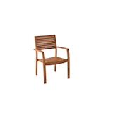 thumbnail of Merxx Batavia Set 13tlg., 6 Stapelsessel, 6 Auflagen, 1 Tisch 185 x 90 cm, Akazie