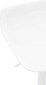 thumbnail of DELUKE® Barhocker 4er Set höhenverstellbar Weiß JUTO Kunststoff, 68,5-94x43x44 Barhocker mit Lehne Tresenhocker Barstuhl Küchenhocker Thekenhocker