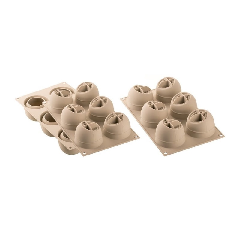 Silikomart coccola, forma - stampo per 6 per dolci ø cm 7 x 5 qualità professionale