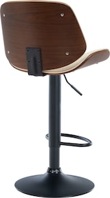 thumbnail of Barhocker Nova Kunstleder walnuss/creme