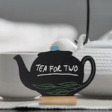 thumbnail of Securit® Set van 3 Mini Tafelborden - Theepot Silhouet - Houten Basis - Inclusief Krijtstift