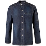 thumbnail of 225 - Kochjacke Bikerstyle, langarm, Druckknöpfe : royal blue 78% Baumwolle 22% Elasthan XS