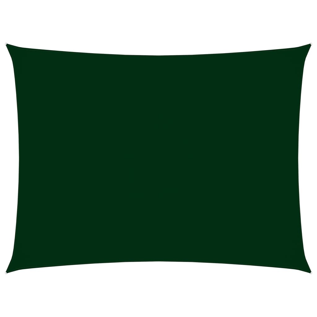 vidaXL Sonnensegel Oxford-Gewebe Rechteckig 2,5x4 m Dunkelgrün