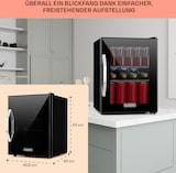 thumbnail of Beersafe M Onyx Kühlschrank 33 Liter 2 Böden Panoramaglastür Schwarz