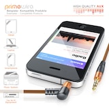 thumbnail of Primewire AUX Audio-Kabel, 3,5-mm-Klinke, gewinkeltes HiFi Stereo Klinkenkabel / Verbindungskabel - 2m