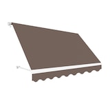 thumbnail of Wasabi - Toldo Exterior Balcón Enrollable 250x200cm Topo – Lona Poliéster - Soporte Pared – Anclaje Barandilla