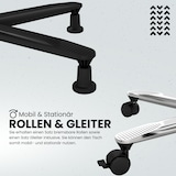 thumbnail of bümö Säulenhubtisch höhenverstellbar, Stehtisch Büro, Bistrotisch eckig 80 x 80 cm - Besprechungstisch weiß, Stehtisch Holz-Platte, Säule aus Metall
