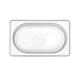 thumbnail of 24x Gastronorm-Behälter 1/9, HENDI, Profi Line, 1,0, GN 1/9, 0,75L, Transparent, 176x108x(H)100mm