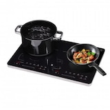 thumbnail of WMF Doppel Induktionskochfeld Kult X, 59 x 38,5 x 4,8 cm, cromargan®, schwarz