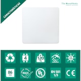 thumbnail of Mesa plegable "SOLID SQUARE" 86*86*74cm. Uso Público Interior/Exterior Tablero Resina HDPE 3,8cm 4 Personas y Carga 120 kg. Multiusos. The Homeweeks