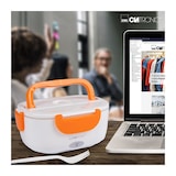 thumbnail of Clatronic LB3719 Fiambrera Eléctrica, Calienta hasta 75ºC, 1,7L ,2 Contenedores Individuales, sin BPA,  aptos para microondas y lavavajillas