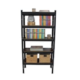 thumbnail of 4x Wohnzimmerregal 150x75x30 cm dunkel Traglast/Regal 650 kg Steckregal Schwerlastregal Lagerregal