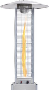thumbnail of METRO Professional Estufa de gas para exterior Flame Torch Drogon GPH6000S, acero inoxidable / vidrio, Ø 81 x 221 cm