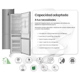 thumbnail of Frigorífico combinado INFINITON FGC-345C20XEM, 330 l, 201 cm, Total No Frost, E, Inox