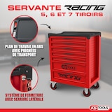 thumbnail of KS TOOLS - 855.0005 - Servante d'atelier Vide Racing 5 tiroirs - Caisse à Outil