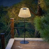 thumbnail of Lumisky Hohe Raffy Solar-Stehlampe, H 170 cm Polyrattan Beige