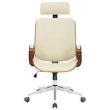 thumbnail of Chaise de bureau Dayton Noyer / Crème