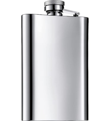Wmf manhattan, fiaschetta tascabile 0,12 litri in acciaio inox