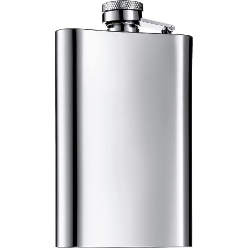 Wmf manhattan, fiaschetta tascabile 0,12 litri in acciaio inox