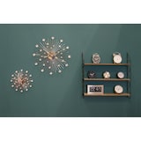 thumbnail of Horloge ronde en métal Sunburst 50 cm chrome Karlsson