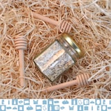 thumbnail of 20x Kleine Zeshoekige Honingpot met Deksel 80ml - Ideaal voor het Bewaren van Honing, Jam, Kruiden, Yoghurt