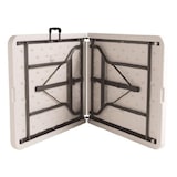 thumbnail of Mesa plegable rectangular Bolero, blanca, 183 cm