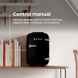 thumbnail of Nevera Mini EVVO F4BK Retro, 4 L, Negro, Refrigeración, Bajo consumo y mantenimiento de calor