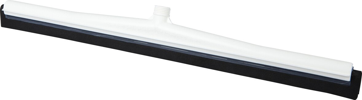 Wasserschieber, 700 mm, Kassette, schwarzer Gummi, weiß mit Außengewinde