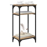 thumbnail of Table d'appoint avec étagère Chêne artisanal 40 x 30 x 75 cm Modèle Aero Vision Élite