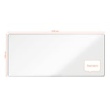 thumbnail of Pizarra NOBO Premium Plus acero vitrificado 2700x1200mm, blanco