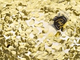 thumbnail of Mini Konfetti Kanone Push Pop gold