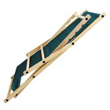 thumbnail of ECD Germany Liegestuhl klappbar Dunkelgrün, Holz, verstellbare Rückenlehne mit 3 Liegepositionen, bis 120 kg, Gartenliege Sonnenliege Relaxliege