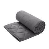 thumbnail of Microfaser Sommer Steppbett 135x200 grau & hellgrau / OEKO-TEX / kochfest 95° / Leichtsteppbett heiße Tage / ohne Bezug verwendbar