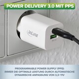 thumbnail of InLine® 31508C InLine® USB Netzteil, Ladegerät, USB-A + USB Typ-C, 33W, Power Delivery + Quick Charge, schwarz