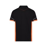 thumbnail of DASSY® Veracruz Poloshirt, Logix, Mesheinsätze, OEKO-TEX®, Veredelung schwarz/fluo orange L