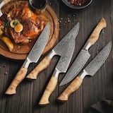thumbnail of Hezhen - Couteau à steak Damas - Série B30 Master