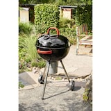 thumbnail of Tarrington House Barbecue rotondo a carbonella Tatum, superficie di grigliatura Ø 53.5 cm, termometro incluso, con ruote, acciaio, nero