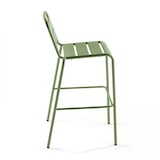 thumbnail of Set cactusgroene metalen bartafel en 4 stoelen - Oviala