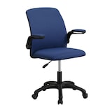 thumbnail of Sedia Ufficio Ergonomica Poltrona Seduta Regolabile, Braccioli Reclinabili, Girevole da Scrivania, Imbottita - Blu 48x42,5x86/96 cm
