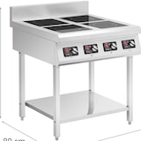 thumbnail of Royal Catering - Royal Catering RCIK-3500IC4.4 Cuisinière à induction mit Unterbau 4 x 20 cm 10 Stufen Timer Cuisinière électrique induction
