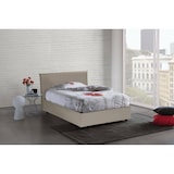thumbnail of Dmora Quadratisches und halbes Bett Assunta, Containerbett mit Kunstlederbezug, 100% Made in Italy, inklusive Matratze Cm 120x200, Turteltaube