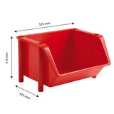 thumbnail of GILAC Bac à bec - 18 L - Rouge G152834