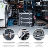 thumbnail of HMF 14661-02 Alu Werkzeugkoffer leer, 3 Etagen, 44 x 45 x 24 cm, Schwarz