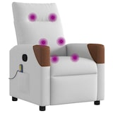 thumbnail of vidaXL Massagesessel Wolkengrau Stoff