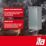 thumbnail of Räucherofen 7001 - 81x30x40 cm - Premium Räucherschrank - Legierter Stahl - Smoker mit Thermometer