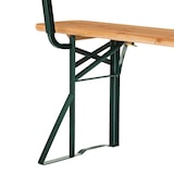 thumbnail of Bierzeltgarnitur Franz II, 3-teilig, klappbar, mit Rückenlehnenbraun