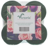 thumbnail of 4 Nass Steckschaum Rund 8x5cm Frischblumen Schnittblumen Blumen Steckmasse Steckschwamm Blumensteckschaum Floristik Zubehör Floristikbedarf Uni Grün