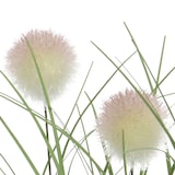 thumbnail of Künstliches Gras im Topf blühend Kunstpflanze Ziergras Knopfgras 30cm