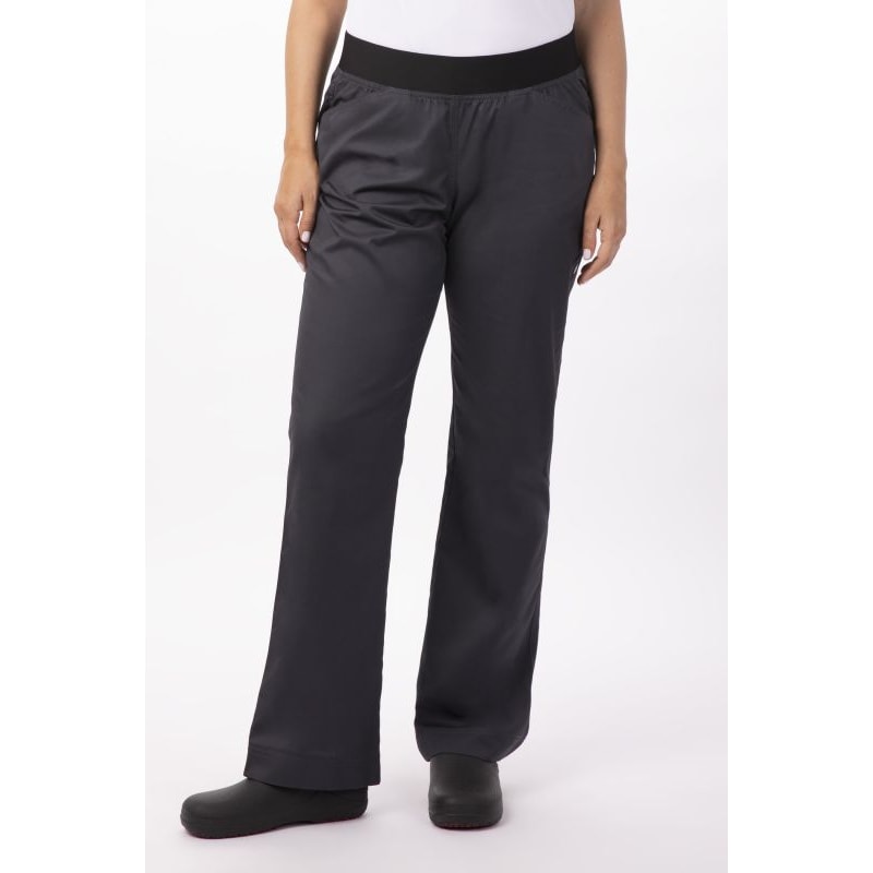 Chef Works® Damenkochhose LIGHTWEIGHT SLIM-lite, Charcoal, Größe M
