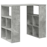 thumbnail of vidaXL Schreibtisch mit Regal Beton Grau 90 x 50 x 75 cm Holzwerkstoff